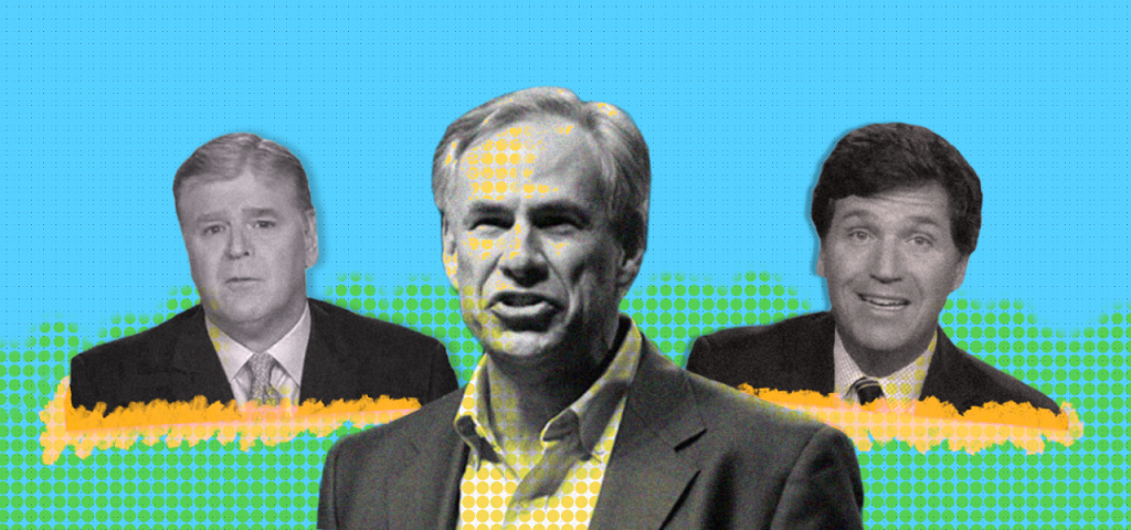 Greg Abbott with Hannity and Carlson