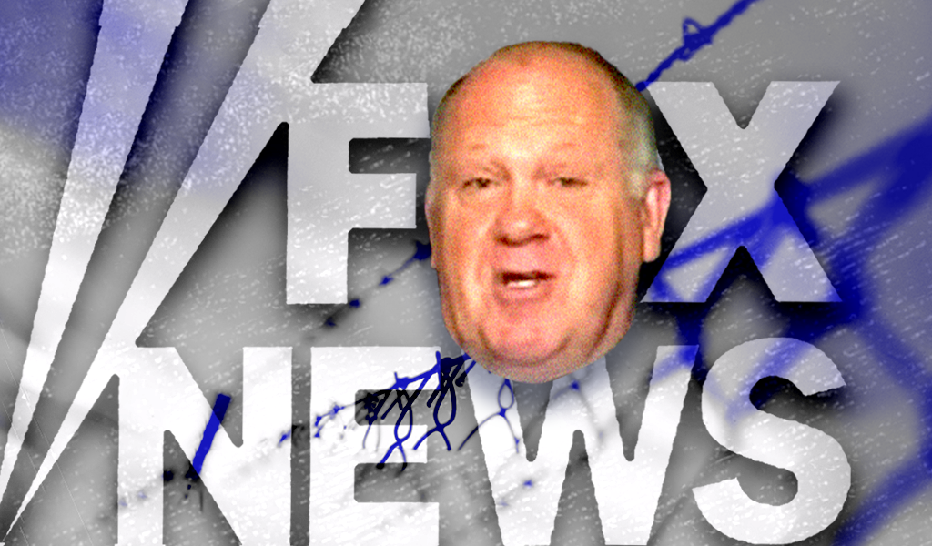 Tom Homan with a Fox News logo