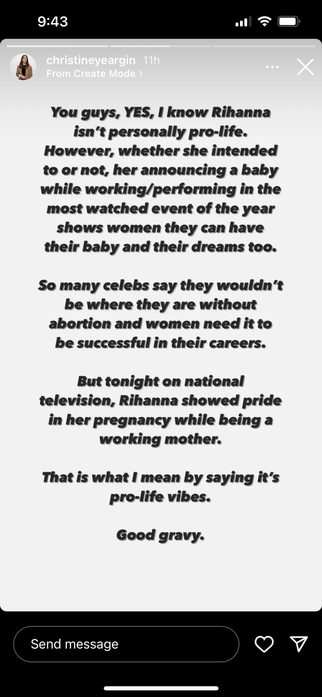 Anti-choice figures twist Rihanna’s pregnancy and powerful Super Bowl