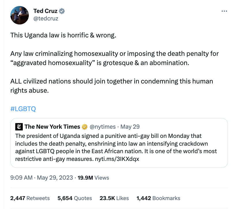 ted cruz uganda 