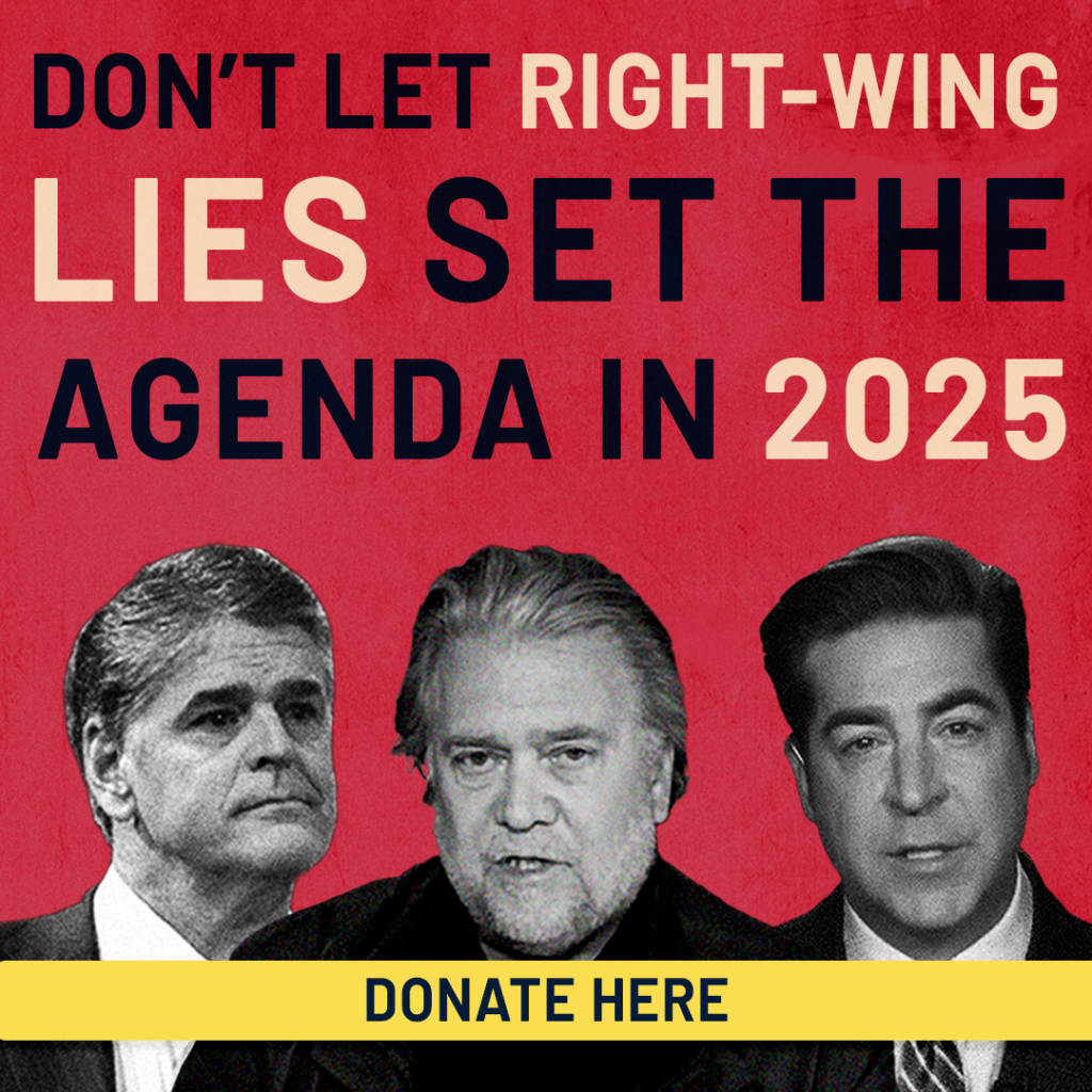 Don't let right wing lies set the agenda. Donate now!