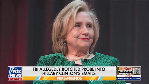 Fox News image on Hillary Clinton's email, from late July, 2025 
