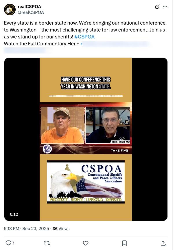 CSPOA conference post