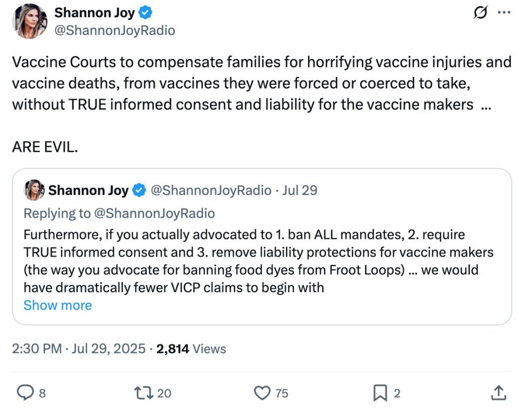 Joy vaccine