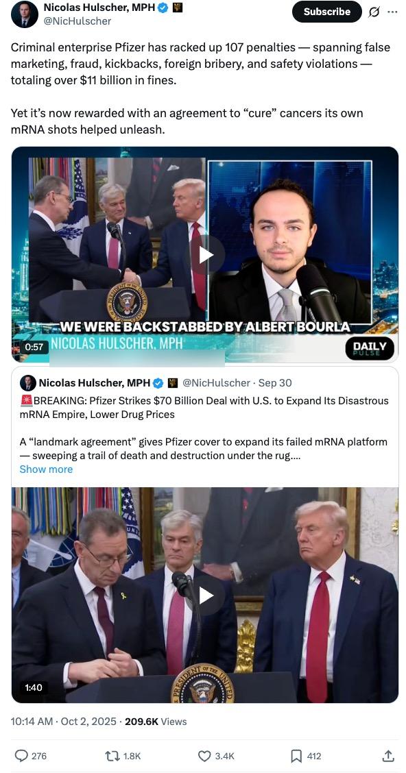 Hulscher Pfizer deal post