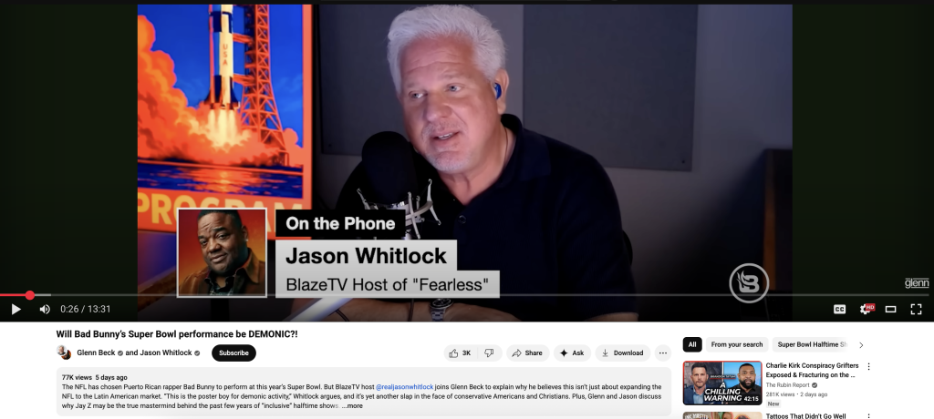 glenn beck bad bunny 