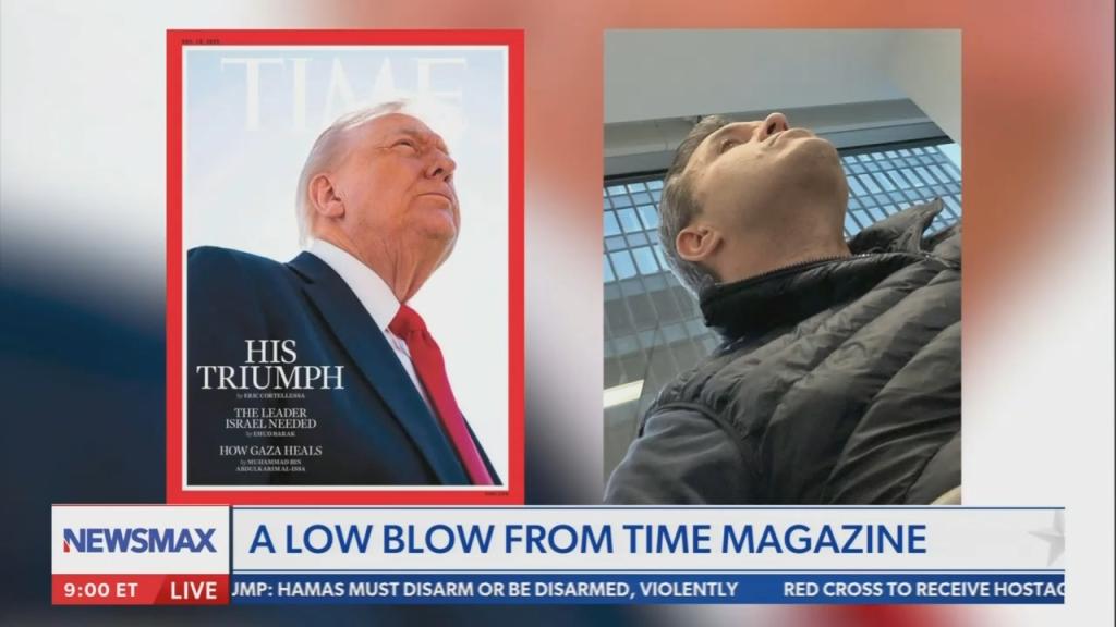 Greg Kelly complains about Trump's Time Magazine photo 