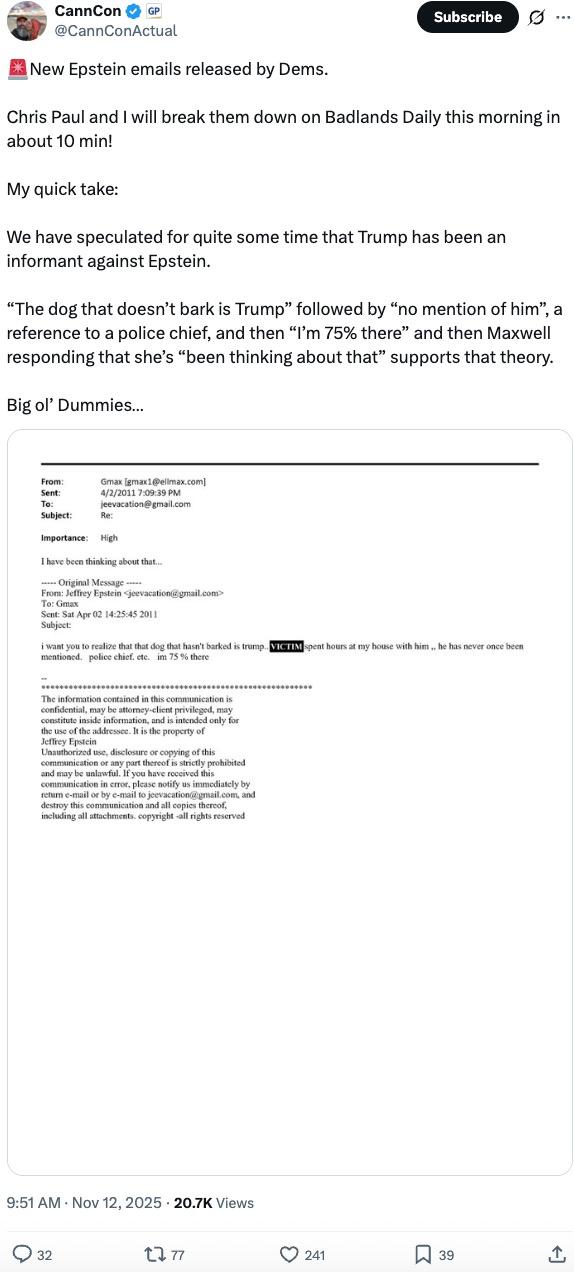 Lupo Trump Epstein informant