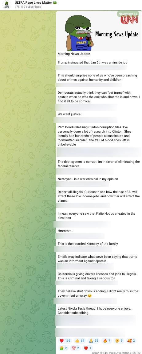 Pepe Lives Matter Trump Epstein informant