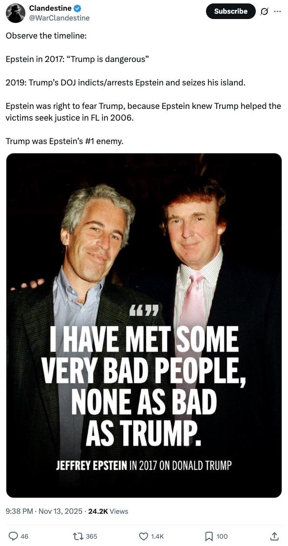 Herold Trump Epstein post