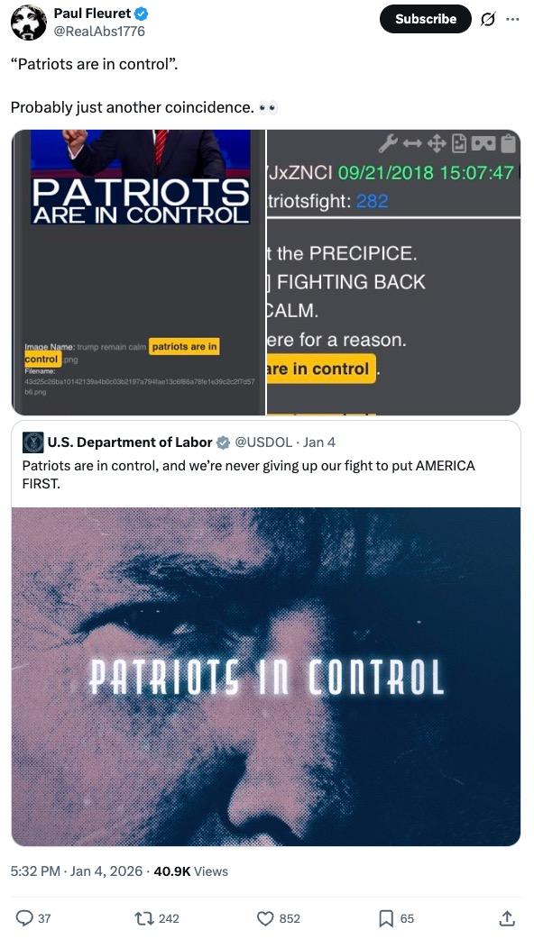 Absolute1776 patriots in control post