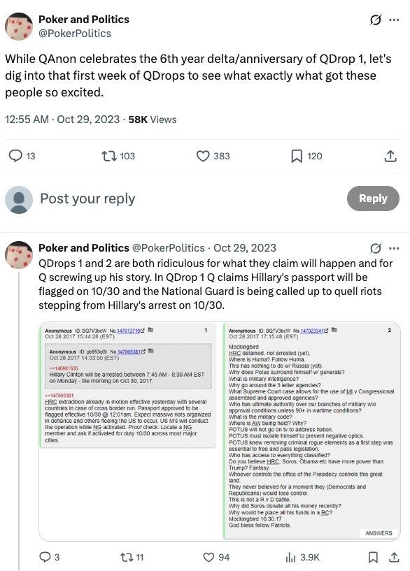 Poker's tweets about deltas