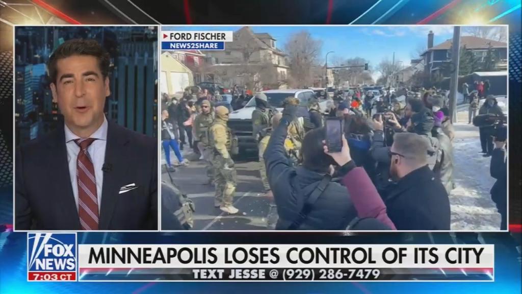 The incendiary and demonizing chyrons on Fox News evening programming ...