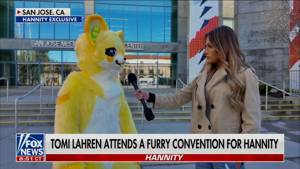 Fox News image on furry convention