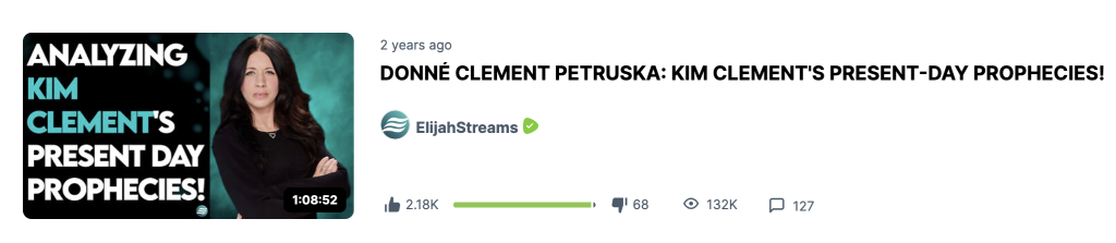 donne clement prophecy