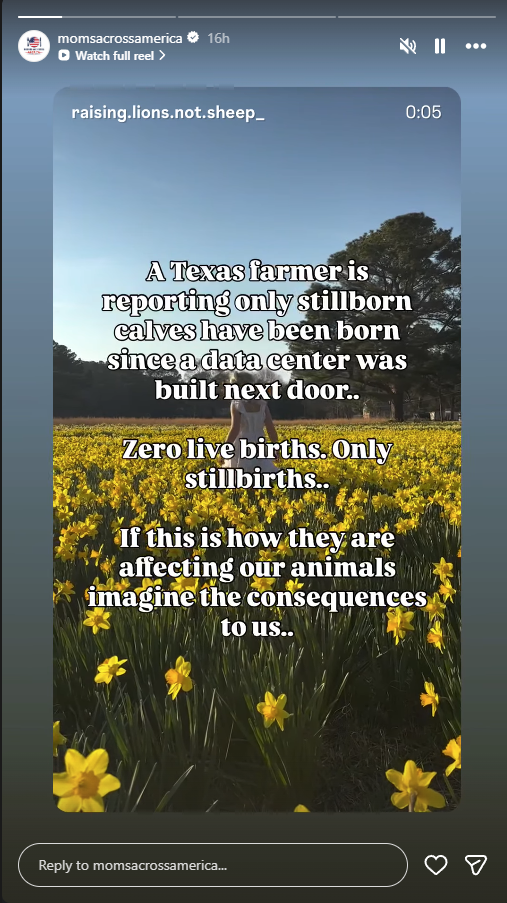 MomsAcrossAmerica, Instagram