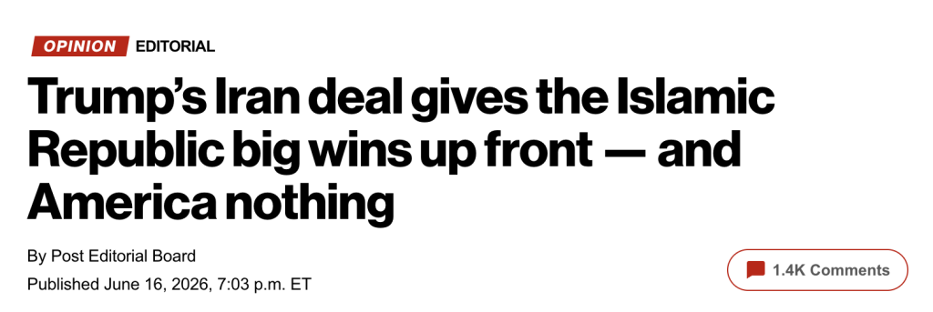 Trump’s Iran deal gives the Islamic Republic big wins up front — and America nothing