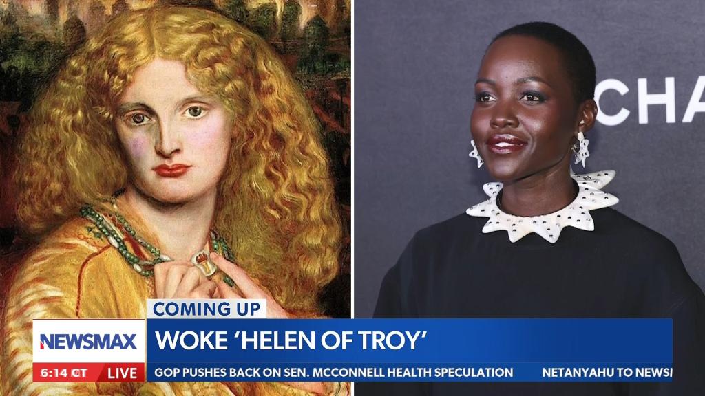 Newsmax woke Helen of Troy