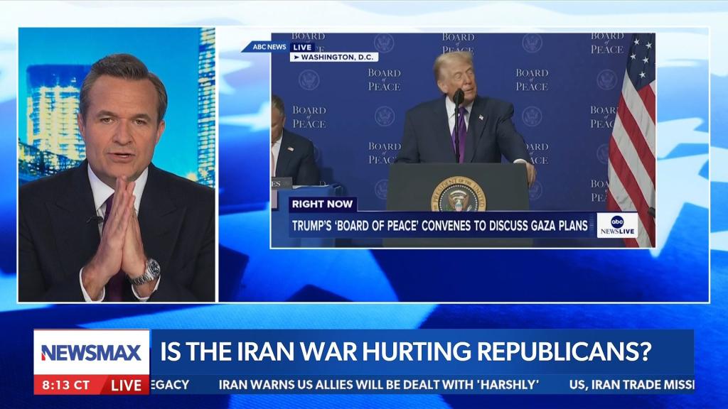 Newsmax: "Is the Iran war hurting Republicans?"