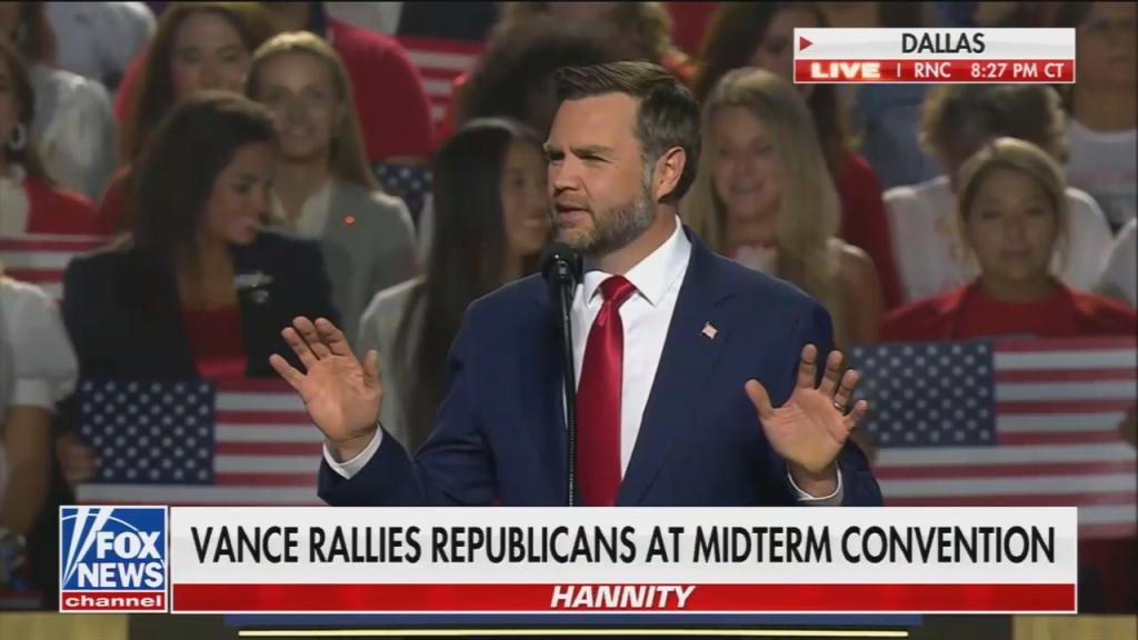 Vance at the GOP convention