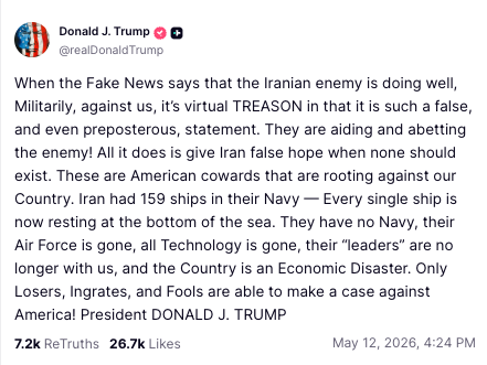 Trump post